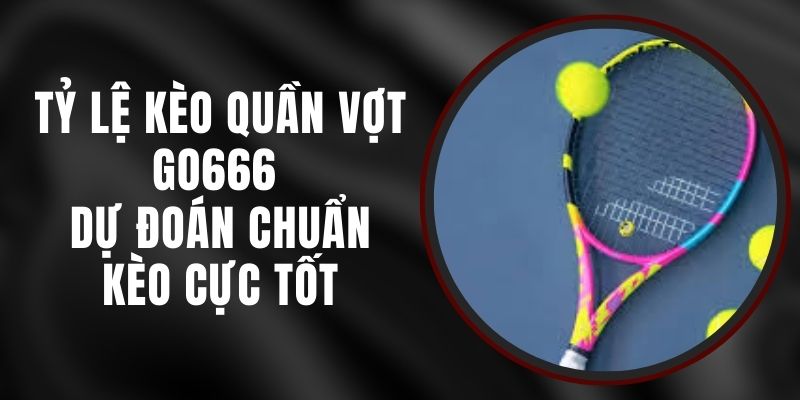 Tỷ Lệ Kèo Quần Vợt Go666 - Dự Đoán Chuẩn, Kèo Cực Tốt